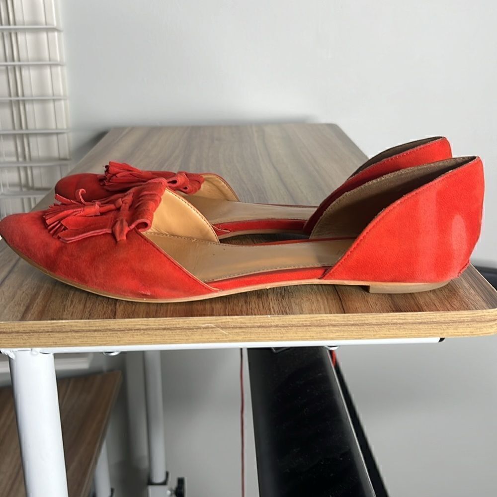 Women’s Orange Jcrew Flats - Picture 4 of 5